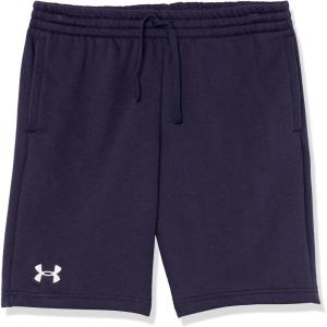 imageUnder Armour Boys Rival Fleece Shorts410 Midnight Navy   White