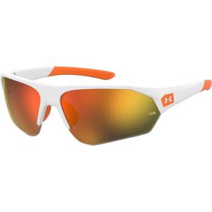 imageUnder Armour Boys Ua Playmaker Jr Wrap SunglassesWhite OrangeBlue Gradient