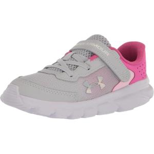 imageUnder Armour Girls Assert 9 Alternate Closure Running Shoe103 Halo GrayRebel PinkIridescent