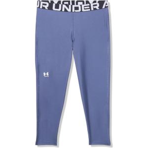 imageUnder Armour Girls Heat Gear Ankle Leggings044 Downpour Gray   White