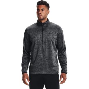 imageUnder Armour Mens Armour Fleece 12 Zip TShirtBlack 002Black