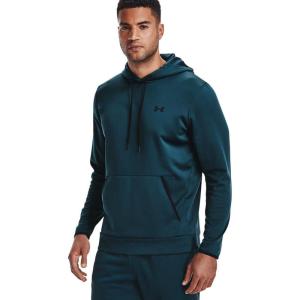 imageUnder Armour Mens Armour Fleece Solid HoodieBlue Note 413Black