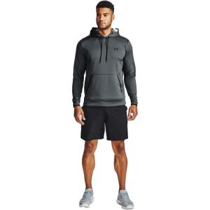 imageUnder Armour Mens Armour Fleece Solid HoodiePitch Gray 012Black