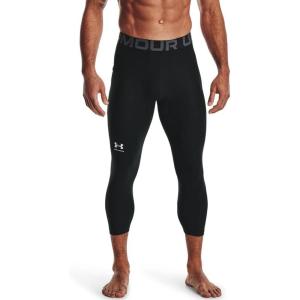imageUnder Armour Mens Armour Heatgear 34 LeggingsBlack 001Pitch Gray