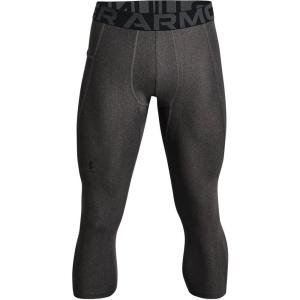 imageUnder Armour Mens Armour Heatgear 34 LeggingsCarbon Heather 090Black
