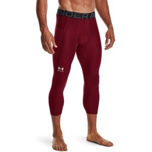 imageUnder Armour Mens Armour Heatgear 34 LeggingsCardinalwhite