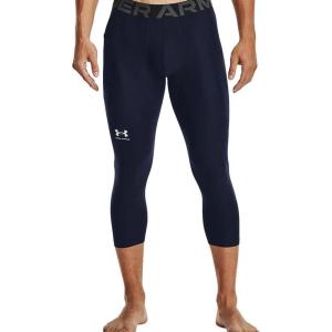 imageUnder Armour Mens Armour Heatgear 34 LeggingsMidnight Navy 410White