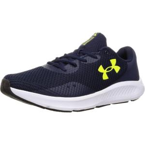 imageUnder Armour Mens Charged Pursuit 3 Running Shoe400 Midnight NavyWhiteYellow Ray