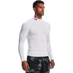 imageUnder Armour Mens ColdGear Compression MockWhiteblack