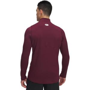 imageUnder Armour Mens ColdGear Fitted Mock609 Maroon   White