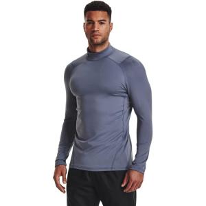 imageUnder Armour Mens ColdGear Fitted Mock767 Aurora Purple   Black