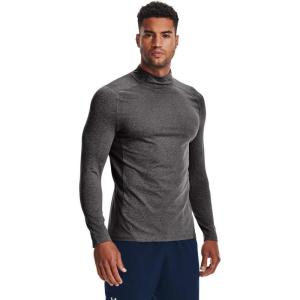 imageUnder Armour Mens ColdGear Fitted MockCharcoal Light Heather 020