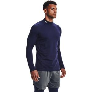 imageUnder Armour Mens ColdGear Fitted MockMidnight Navy  White