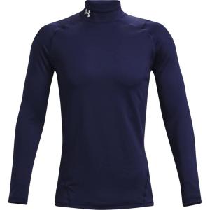 imageUnder Armour Mens ColdGear Fitted MockMidnight Navy 410White