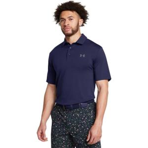 imageUnder Armour Mens Playoff Polo 30411 Midnight Navy   Castlerock
