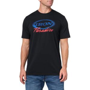imageUnder Armour Mens Project Rock Iron Short Sleeve T Shirt001 Black   Team Royal