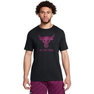imageUnder Armour Mens Project Rock Payoff Graphic Short Sleeve T Shirt003 Black   Purple Gemini
