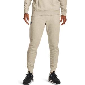 imageUnder Armour Mens Rival Fleece JoggersKhaki Base Light Heather 289Onyx White