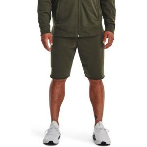 imageUnder Armour Mens Rival Terry Shorts390 Marine Od Green   Onyx White