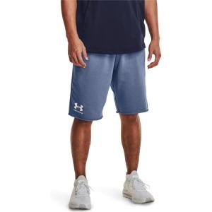 imageUnder Armour Mens Rival Terry Shorts767 Aurora Purple   Onyx White