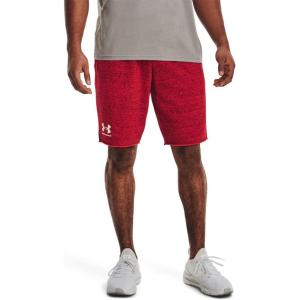 imageUnder Armour Mens Rival Terry Shorts891 Radio Red Full Heather   Onyx White
