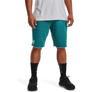 imageUnder Armour Mens Rival Terry ShortsCerulean Full Heather 452Onyx White