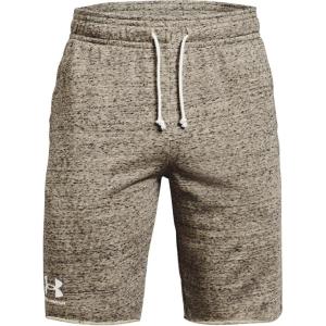 imageUnder Armour Mens Rival Terry ShortsKhaki Base Full Heather 289Onyx White