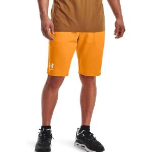 imageUnder Armour Mens Rival Terry ShortsOmega Orange 857Onyx White