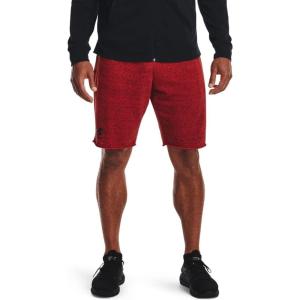 imageUnder Armour Mens Rival Terry ShortsRed Full Heather 600Onyx White