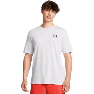 imageUnder Armour Mens Sportstyle Left Chest Short Sleeve TShirt014 Halo Gray   Black