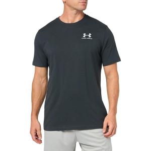imageUnder Armour Mens Sportstyle Left Chest Short Sleeve TShirt016 Anthracite   White