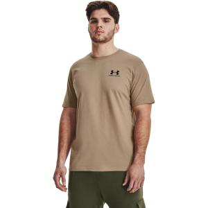 imageUnder Armour Mens Sportstyle Left Chest Short Sleeve TShirt237 Sahara   Black