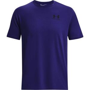 imageUnder Armour Mens Sportstyle Left Chest Short Sleeve TShirt468 Sonar Blue  Black  Black