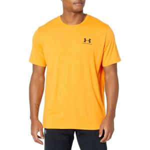 imageUnder Armour Mens Sportstyle Left Chest Short Sleeve TShirt739 Wasp Yellow   Black