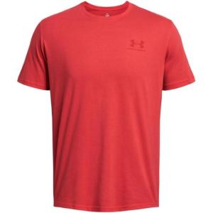 imageUnder Armour Mens Sportstyle Left Chest Short Sleeve TShirt814 Red Solstice   Red