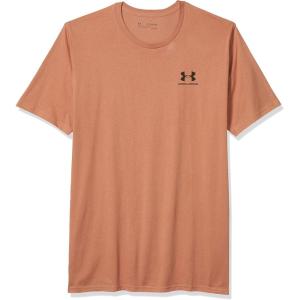 imageUnder Armour Mens Sportstyle Left Chest Short Sleeve TShirtCedar Brown 226Black