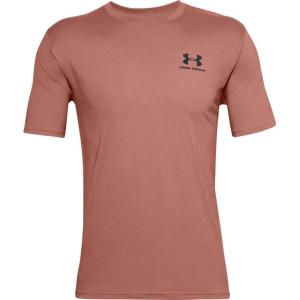 imageUnder Armour Mens Sportstyle Left Chest Short Sleeve TShirtCedar Brown