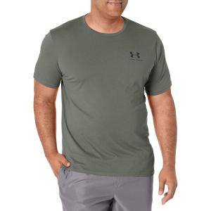 imageUnder Armour Mens Sportstyle Left Chest Short Sleeve TShirtMoss Green
