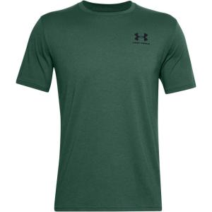 imageUnder Armour Mens Sportstyle Left Chest Short Sleeve TShirtSaxon Green 386Black
