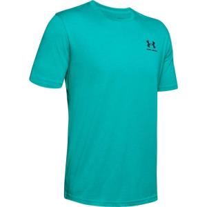 imageUnder Armour Mens Sportstyle Left Chest Short Sleeve TShirtTeal Rush