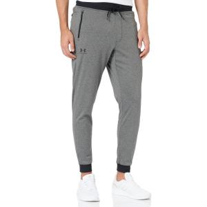 imageUnder Armour Mens Sportstyle Tricot JoggersCarbon Heather 090Black