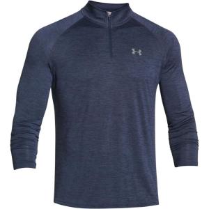 imageUnder Armour Mens Tech 14 Zip TopMidnight NavySteel