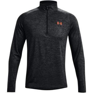 imageUnder Armour Mens Tech 20  ZipBlack 003Blaze Orange