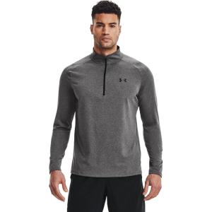 imageUnder Armour Mens Tech 20  ZipCarbon Heather 090Black