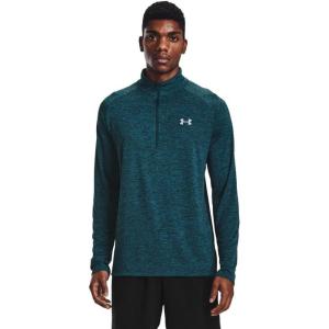 imageUnder Armour Mens Tech 20  ZipDark Cyan 463Mod Gray