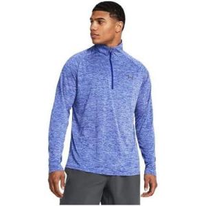 imageUnder Armour Mens Tech 20  ZipRoyal Heather 400Graphite