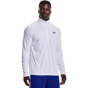 imageUnder Armour Mens Tech 20  ZipWhite 100Black