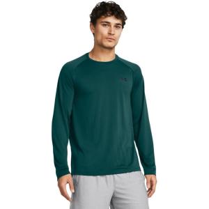 imageUnder Armour Mens Tech 20 LongSleeve TShirt450 Hydro Teal   Black