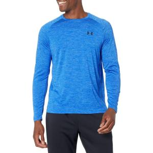 imageUnder Armour Mens Tech 20 LongSleeve TShirt486 Versa Blue  Bauhaus Blue  Black