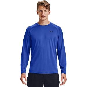 imageUnder Armour Mens Tech 20 LongSleeve TShirtEmotion Blue 401Black
